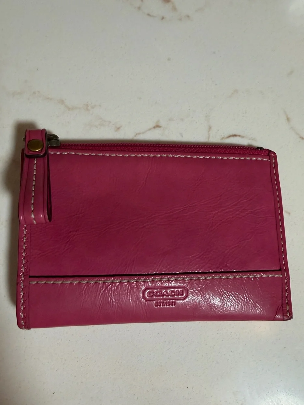 Coach Pink Card Holder